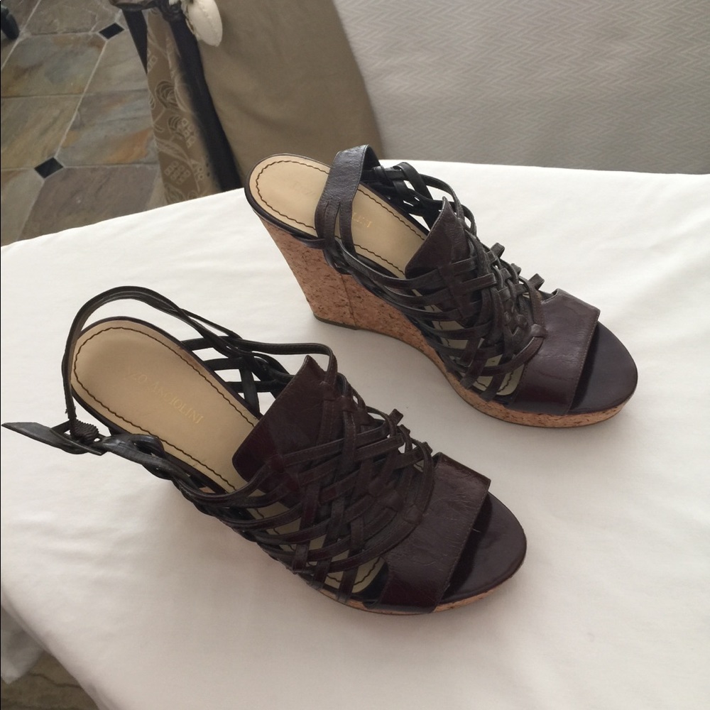 Shoes brown leather